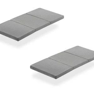 LOT X2 Faltbare Reisebettmatratze 120 x 60 cm, Schaumstoffmatratze, 5 cm dick, faltbar, Matratze für Laufstall, 3 Teile… Sofort Bestellen