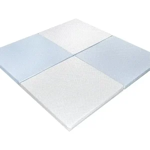 Ausverkauf BLAU Babyspielmatte 120x120x5 cm. Abnehmbar und faltbar. 3 in 1