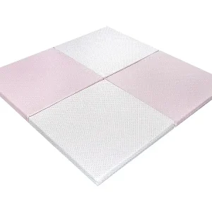 Aktuell ROSA Babyspielmatte 120x120x5 cm. Abnehmbar und faltbar. 3 in 1