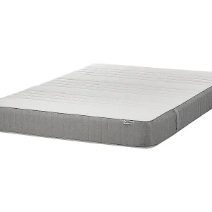 7 Zonen Memory Schaummatratze 140x200 cm mittel Bezug abnehmbar grau/weiß Fancy Geprüft