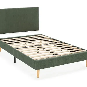 Polsterbett + kopfteil Bari 90x190 cm, Grün Meistverkauft