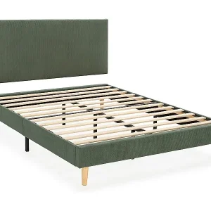 Versand Am Gleichen Tag Polsterbett + kopfteil Bari 150x190 cm, Grün