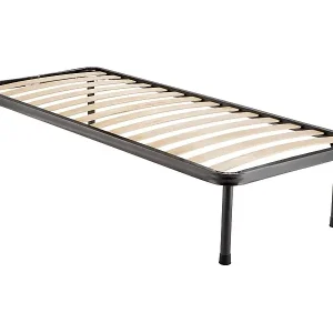Abverkauf Einzelbettgestell Dabbrandin, orthopädischer 14 Lattenrost, 100% Made in Italy, 80x190x30 cm