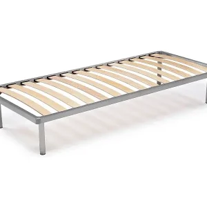 Sofort Bestellen Mareta-Einzelbettgestell, orthopädisches Untergestell aus Birkensperrholz mit 14 Latten, 100 % Made in Italy, 80 x 200 x 34 cm