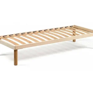 Doppelbettgestell Amira, orthopädisches Untergestell mit Holzlatten, 100 % Made in Italy, 120 x 190 x 31 cm Top-Angebot