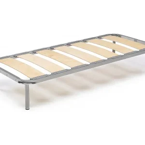 Einzelbettgestell Mariaclaudia, orthopädisches Untergestell mit breiten Lamellen, 100 % Made in Italy, 80 x 190 x 31 cm Neue Kollektion
