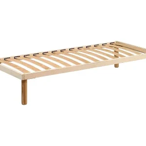 Schnäppchen Einzelbettgestell Mariachiara, orthopädisches Untergestell mit Holzlatten, 100 % Made in Italy, 80 x 190 x 31 cm