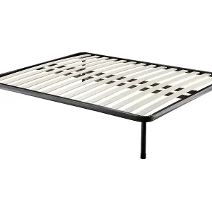 Doppelbettgestell Dabbasia, 14 orthopädischer Lattenrost, 100% Made in Italy, 160x190x30 cm Top-Angebot