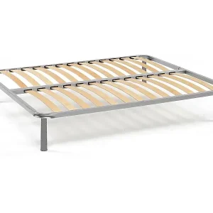 Preisreduziert Quadratische und eine halbe Bettbasis Dabati, Orthopädischer Lattenrost, 100% Made in Italy, Cm 120x190h31