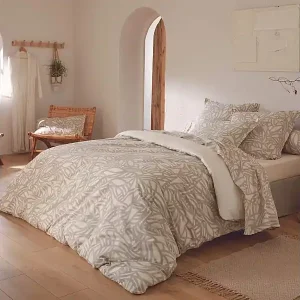 Echt Grafisches Bettwäscheset mit Druckmuster 240 x 220 cm