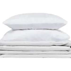 Bettbezug und Kissen 90x190cm| PIKOLIN HOME| Baumwolle |Weiß Sofort Bestellen