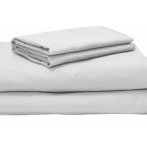 Bettwäsche-Set 105x190cm| PIKOLIN HOME| 100% Baumwolle| 4-teilig| Weiß Sonderaktion