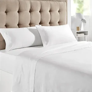 Bettwäsche-Set 180x190cm| PIKOLIN HOME| 100% Baumwolle| 4 Teile| Weiß Nur Für Kurze Zeit