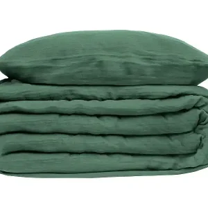 Bettbezug 240 x 220 cm aus doppellagiger Baumwollgaze 240 x 220 cm Expressversand