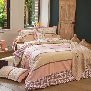 Bettwäsche aus Baumwolle mit ethnischem Muster und Kissenbezug Kracherpreis