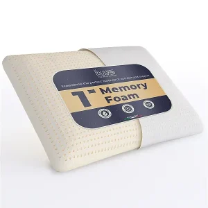 Preisknaller The White Stone Memory-Foam-Kissen 40×70 cm, H 11 cm, Nackenkissen, hypoallergen und atmungsaktiv