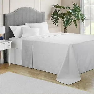 Online Kaufen Bettdecke aus Coutil 220x270cm | PIKOLIN HOME | Weiß | Sommer