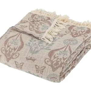 Begrenztes Angebot Tagesdecke mit Fransen im Cottage-Stil 240 x 260 cm