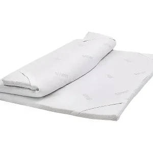Billig Einzelne Topper Dmammin, Matratze zur Verbesserung der Körperhaltung, Memory Foam Topper, hypoallergener und atmungsaktiver Topper, 100 % Made in Italy, 80x190h5 cm
