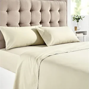 Preisreduziert Spannbettlaken 180x200cm| PIKOLIN HOME| Baumwolle |Atmungsaktiv|140 Fäden