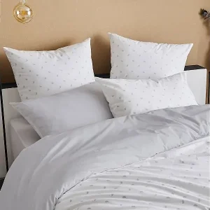 Beliebt Kissenbezug aus Perkal im geometrischen Stil