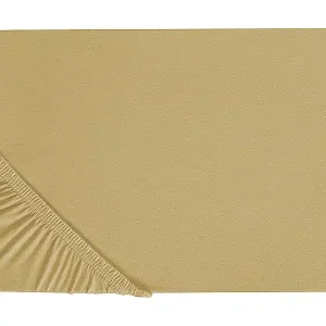 Spannbettlaken Baumwolle olivgrün 90 x 200 cm Steghöhe 30 cm mit Gummizug Janbu Aktuell