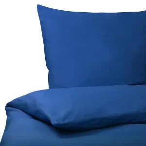 Sofort Bestellen Bettwäsche Set blau 3-teilig Überlänge 200x220 cm mit Knöpfen Harmonridge