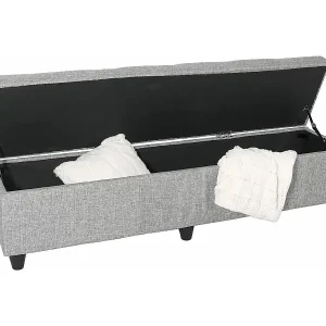 Aufbewahrungs-Truhe Kriens XXL, Grau Ausverkauf