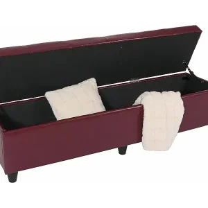 Aufbewahrungs-Truhe Kriens XXL, Rot Highlight