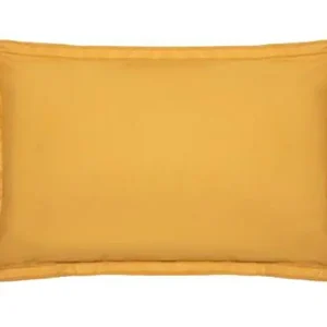 Zertifiziert Kissenbezug Baumwolle ocker 50X70cm