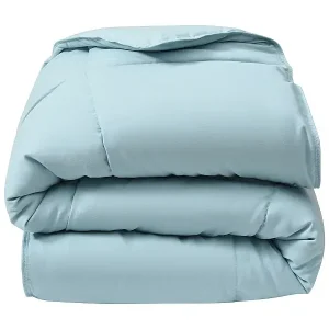 Top-Preis Leichte Bettdecke für 2 Personen - 220 x 240 cm - 180 g/m² - Sojafaser - angenehm auf der Haut - Blau - THERMO CONTROL