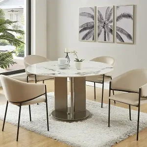 Top-Preis Stuhl mit Armlehnen 2er-Set - Samt & schwarzes Metall - Beige - ORDIDA von Pascal MORABITO