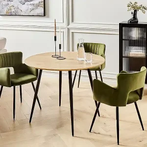 Abverkauf Esstisch BJORKA Hellbraun 100 cm 100 cm