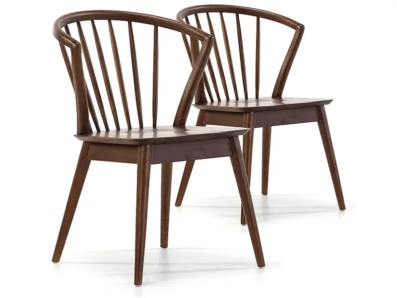 Finale Aktion Stuhl-set 2er Mura Nussbaum Farbe