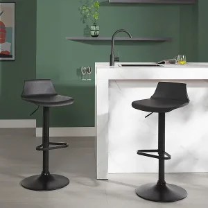 Barhocker höhenverstellbar - Polypropylen - Schwarz - CALAS Solange Der Vorrat Reicht