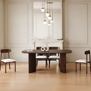 Esstisch - 8 Personen - Akazienholz - Holzfarben dunkel - TAMENIA von Maison Céphy Schneller Versand