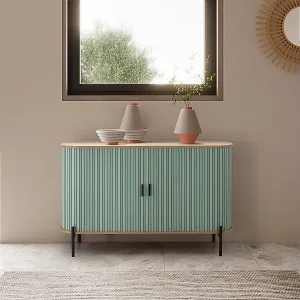 Billig Sideboard Mónaco 2 türen blaue Farbe