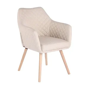 Meistverkauft Esszimmerstuhl - Stoff & natura - creme - Gent