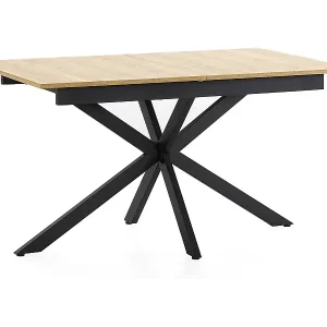 Ausziehbarer Esstisch Prato Farbe Eiche, 140-180 cm Highlight