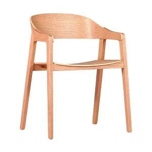 Skandinavischer Stuhl aus Eichenholz mit Armlehnen - Soho - Eiche Knallerangebot