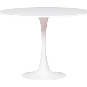 Must-Have Designer-Esstisch rund (100 cm) - Stratus - Weiß