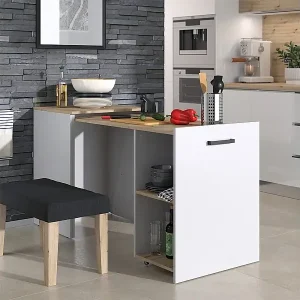 Heißes Angebot Esstisch greige/artisan 60x50.4x78 adam