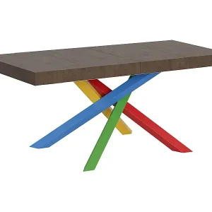 Ausziehtisch 120/380x90 cm Volantis Premium Walnuss mehrfarbig Beine 4/B Angebot