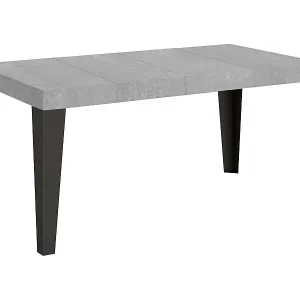 Aktuell Ausziehtisch 140/400x90 cm Flame Premium Beton Beine in Anthrazit