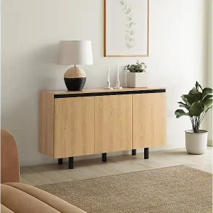 Neue Ware Sideboard Molina 3 türen eichefarben