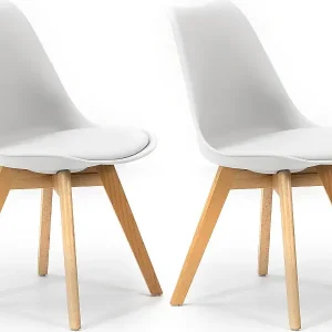 Stuhl-set 2er Klara Weiß Preisreduziert